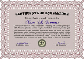 欧式复古证书边框底纹模板