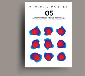 白色红色抽象公司画册封面封皮