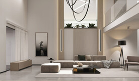 别墅豪宅客厅室内效果