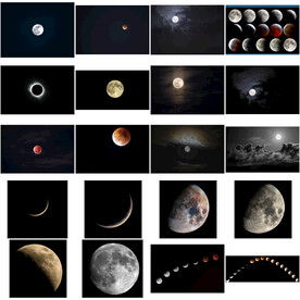 20张月球图片素材