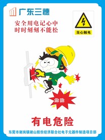 有电危险