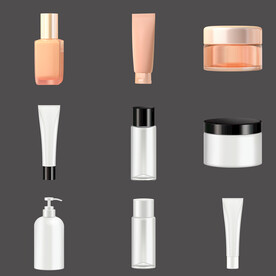 空白化妆品护肤品美妆包装模型