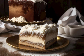 高端巧克力蛋糕图片摄影