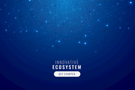 低多边形科技背景