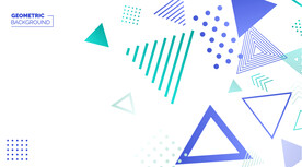 几何三角背景