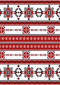 几何拼凑面料地毯底纹