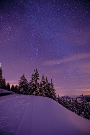 雪原星空