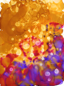 水彩墨韵肌理纹理背景图