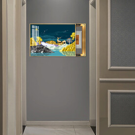 客厅壁画 场景图 