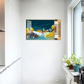 客厅壁画 场景图 