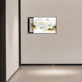 客厅壁画场景图 