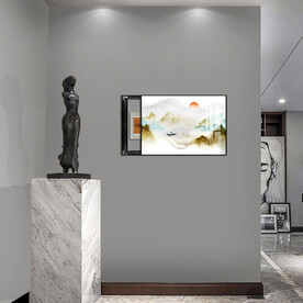 客厅壁画场景图 