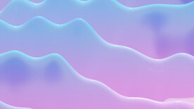 粉白渐变抽象3d山峦层叠纹理