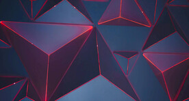 3d紫色立体菱形抽象规则图形