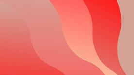 红色渐变抽象科技线条背景