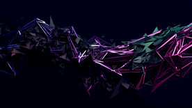 紫色3d光线抽象几何背景