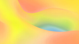 黄色抽象拉丝3D立体流体渐变