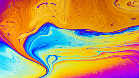 炫彩抽象油彩水粉背景