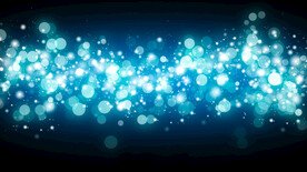 蓝色科技抽象发光光点背景