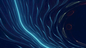 蓝色科技抽象发光线条背景