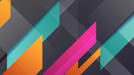 彩色渐变方块几何科技线条背景