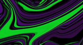 绿色渐变液体流体科技线条背景