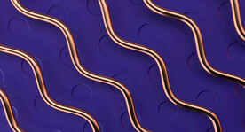 蓝底金属3d规则圆形科技纹理