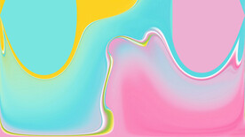 粉色渐变液体流体科技线条背景