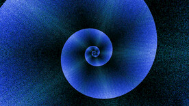 蓝色渐变螺旋抽象科技线条背景