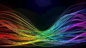 炫彩螺旋光线抽象科技线条背景