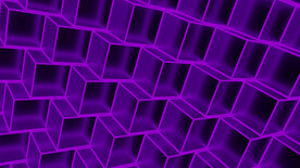 紫色3d规则正方体层叠科技纹理