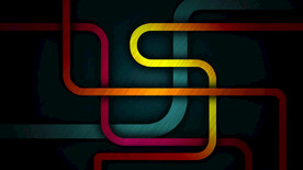 炫彩发光几何线条抽象背景