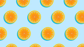 橙子片图案