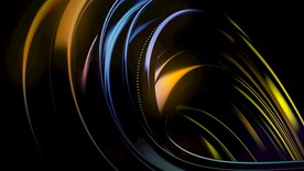 暗色渐变3d玻璃质感流体渐变