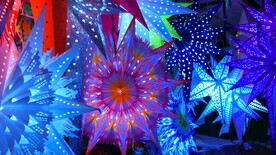 彩色渐变抽象拉丝流体波浪线条