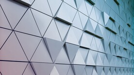 白色3d规则菱形抽象科技纹理