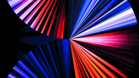 彩色发d渐变螺旋科技线条背景