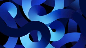 蓝色几何3D渐变科技背景