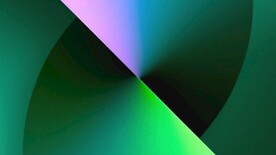 绿色渐变3d几何抽象背景