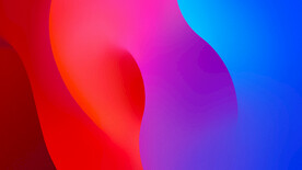 彩色流体渐变科技线条背景