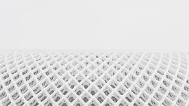 白色3d规则圆形抽象科技纹理