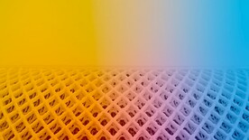 彩色3d规则圆形抽象科技纹理