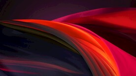 红色渐变3d抽象科技线条背景