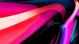 粉色炫彩3d玻璃质感流体渐变