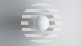 白色3d球形抽象纹理背景