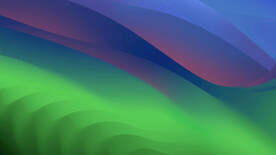 绿色抽象拉丝3D立体流体渐变