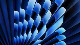 蓝色3d不规则几何抽象科技纹理