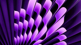 紫色3d不规则几何抽象科技纹理