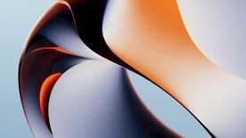 炫彩渐变3d玻璃质感流体渐变