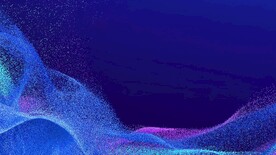 蓝色3D流沙流体渐变背景